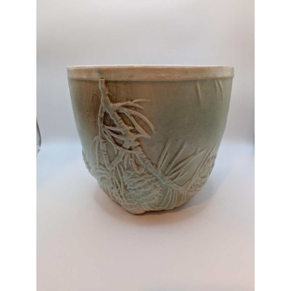 Vintage McCoy Pottery Rustic Pine Cone Planter 1940's
